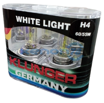 Галогеновая лампа H4 KLUNGER RAINBOW (12v/55W/60W P43T, 1шт. упаковка на 2лампы)