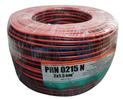 Провод двухжильный PRN 0215 (2х1,5 мм.кв. (100m)