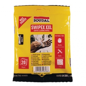 Салфетки чистящие SOUDAL Swipex (20шт в упаковке)