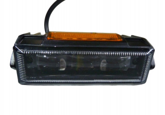 Фара-доп. T5 RED+Y LED 6W (110x40x50) Cree, 10-36V комплект из 2-х штук