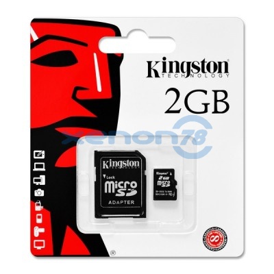Карта памяти Micro SD 2Gb Kingston