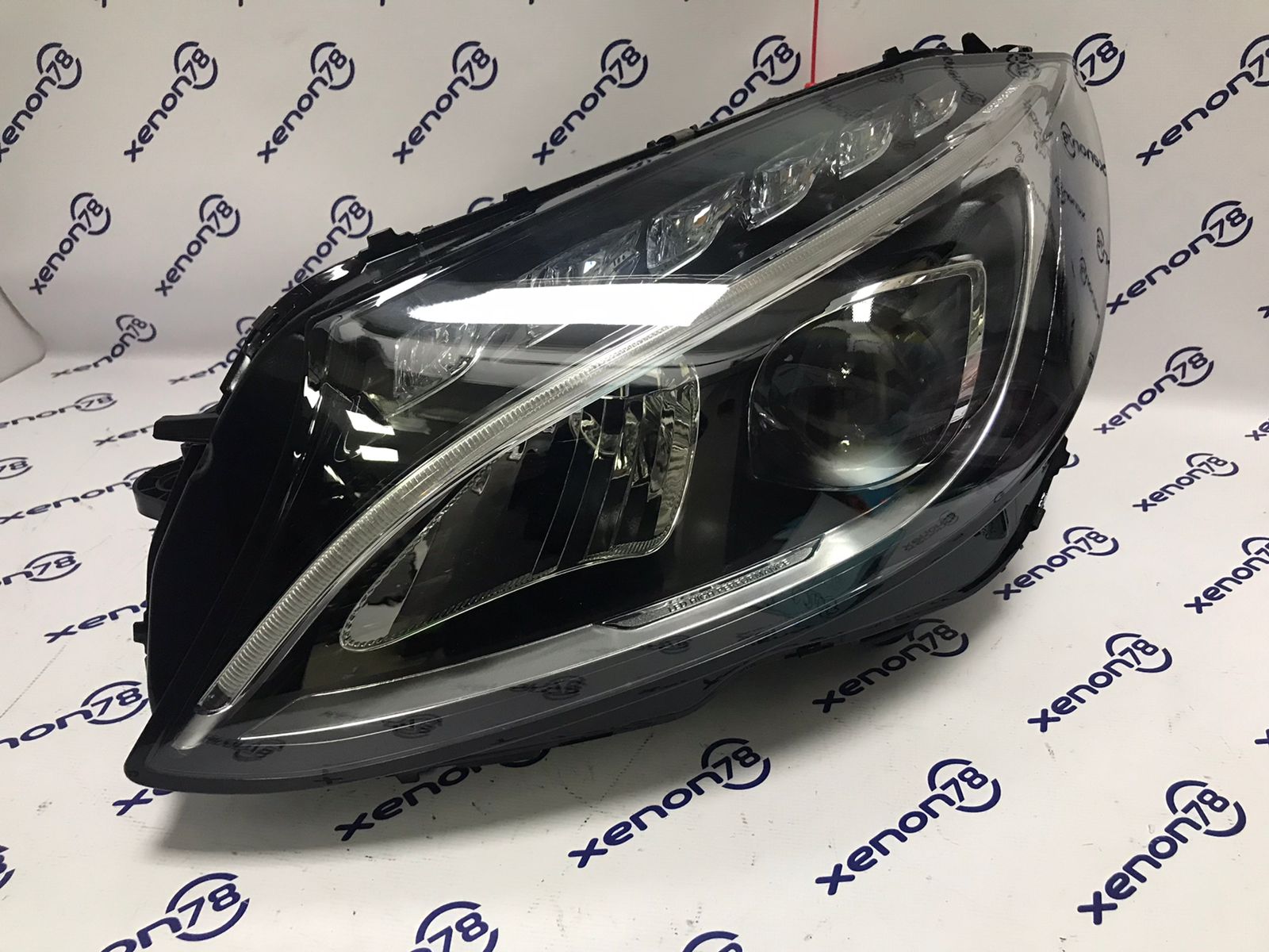 Фара Mercedes С-class W205 левая A2059062504 (1 линза) БУ 16г.(29/30) новое стекло П1-18-3