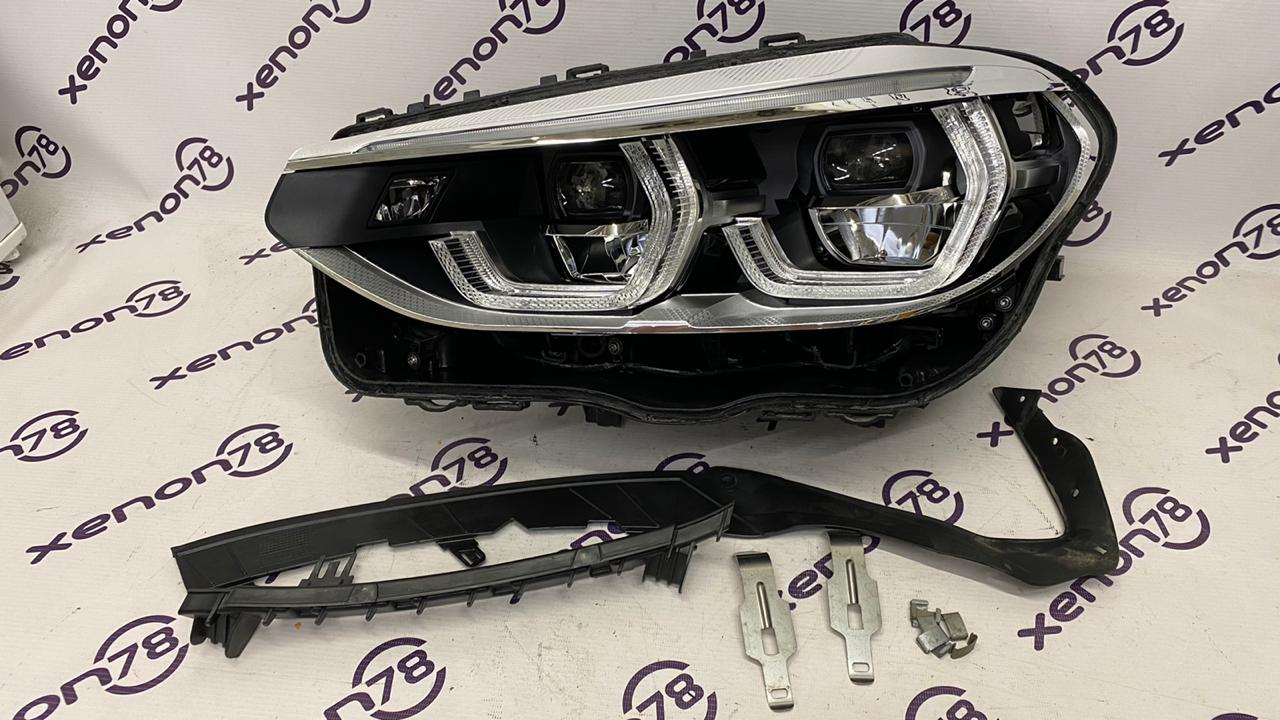 Фара BMW X3 G01 19г.левая 8739653-02 (63117466119 БУ(требует замена стекла) П1-5-2