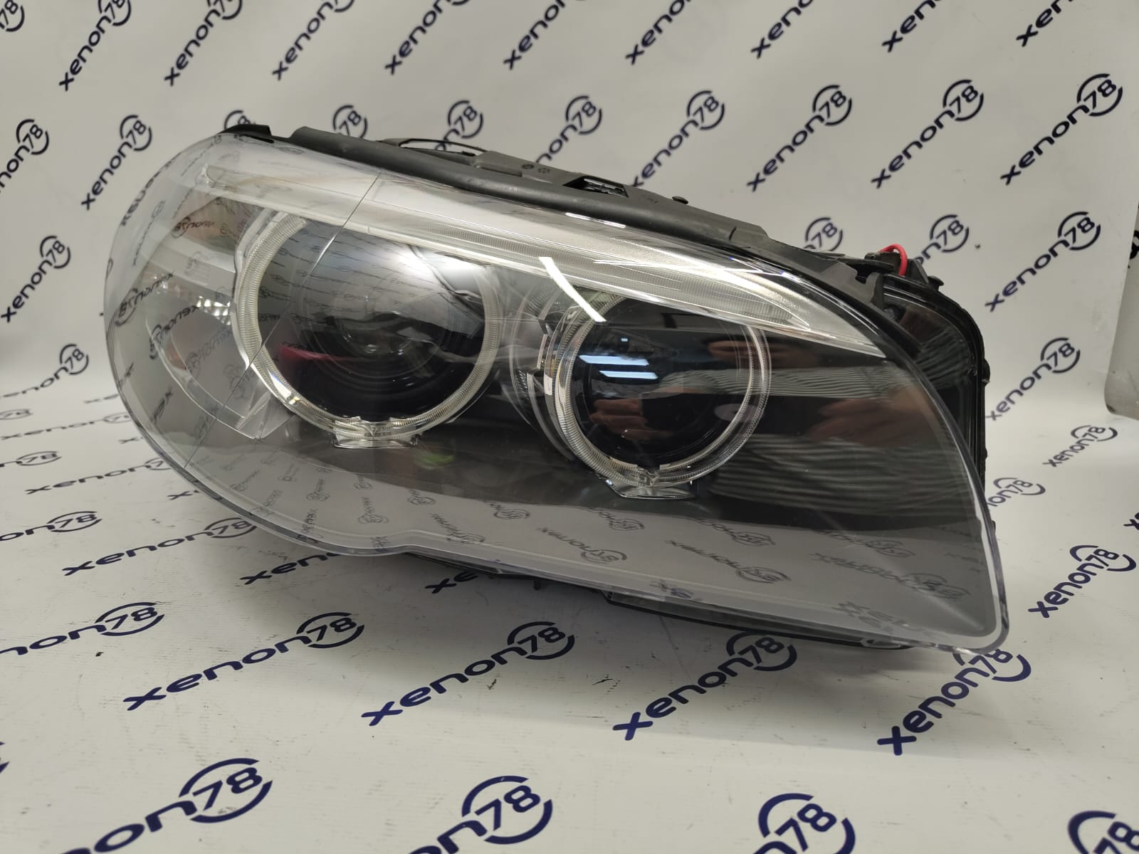 Фара BMW 5 F10 рест. правая D1s 7317132-07 БУ 2013г ремонт корпуса