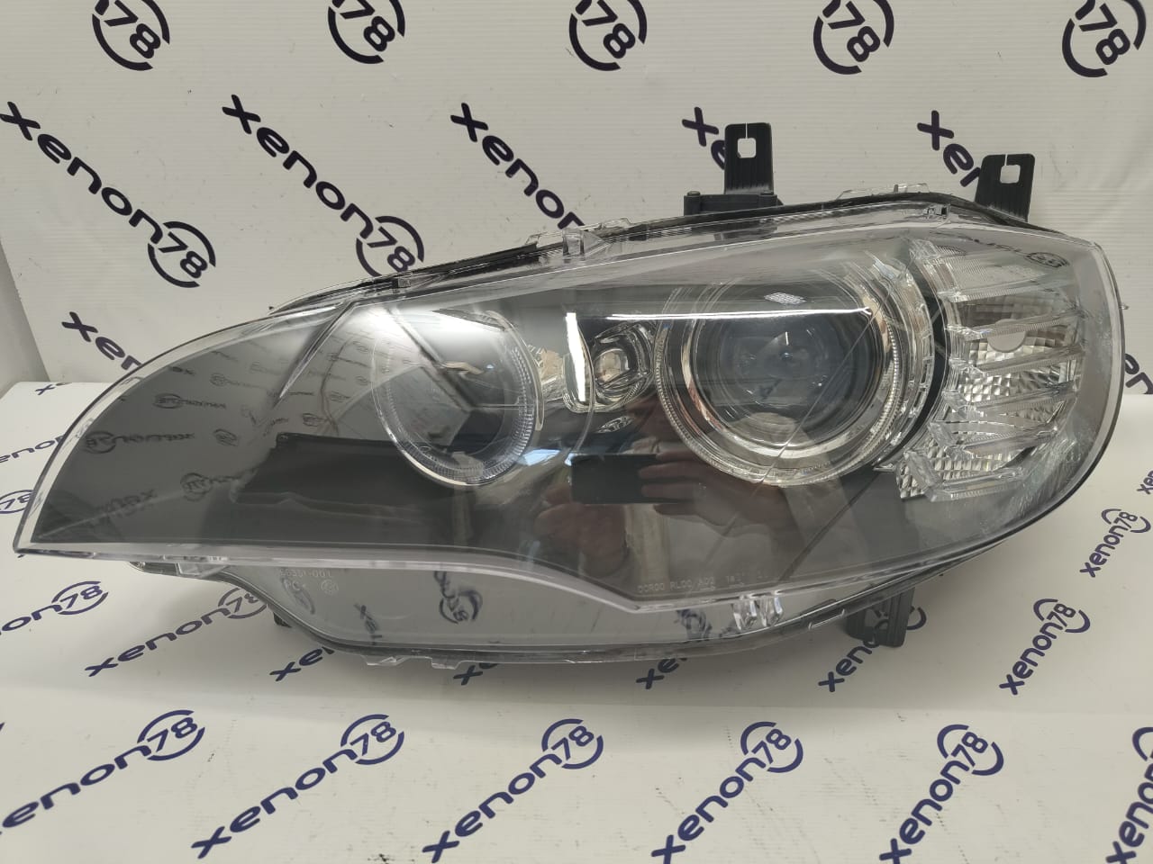 Фара BMW X6 E71 левая 7179857-08 1EL009644-01(новое стекло +РК верхнего крепления)БУ