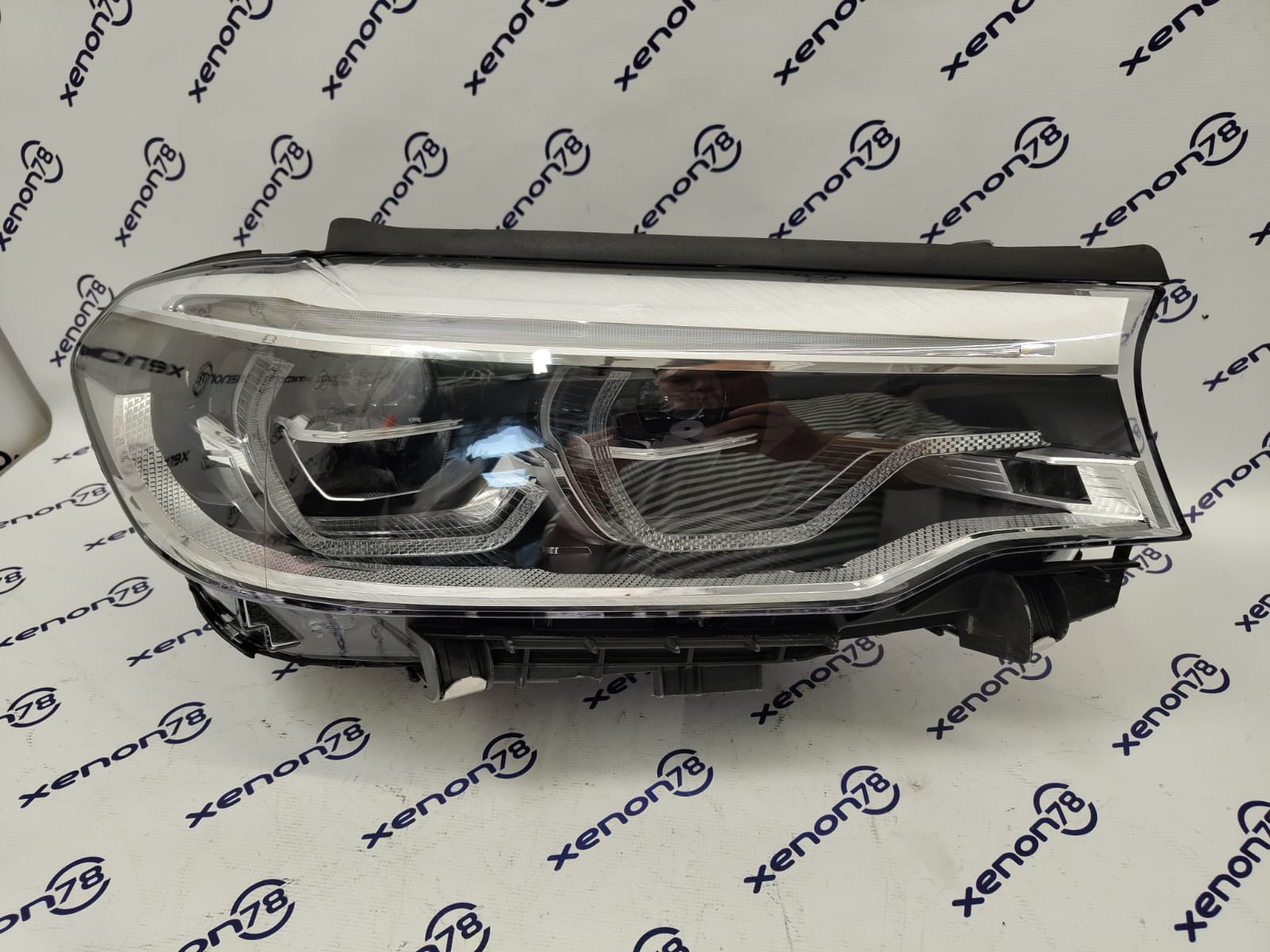 Фара BMW 5 G30 Adaptive LED правая 63117355555 БУ 17г (Новое стекло.) П1-16-1