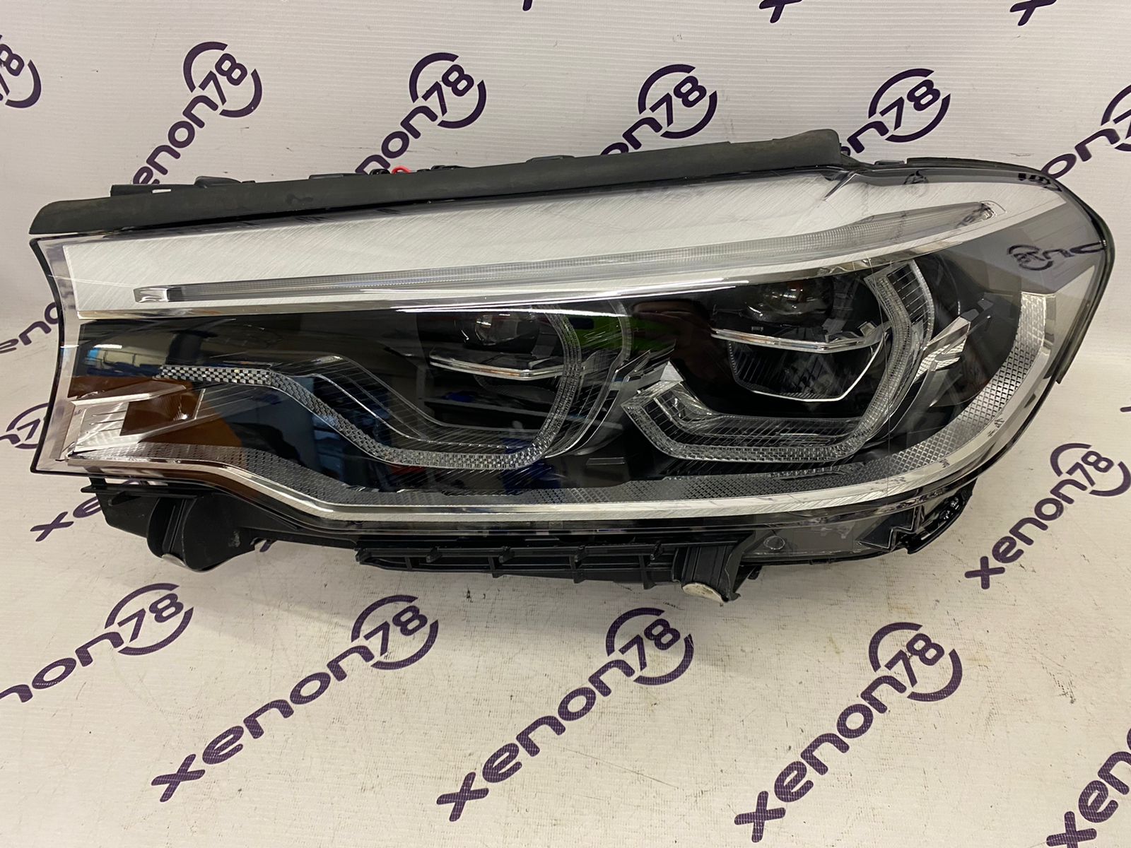 Фара BMW 5 G30 Adaptive LED левая 8499121-03 (7214961) БУ 19г. (замена стекла)П1-