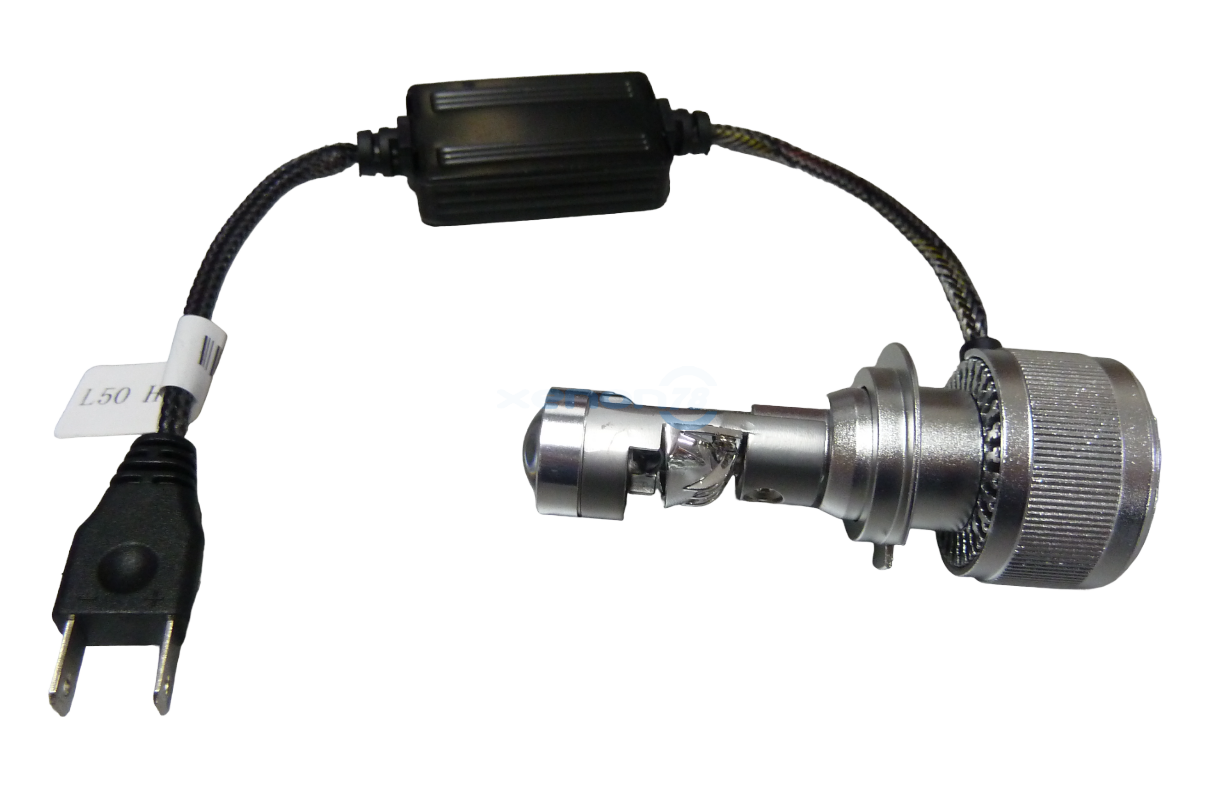 Светодиодная лампа с линзой L50/Y9 mini крепление под лампу H7 4000Lm 12-24v