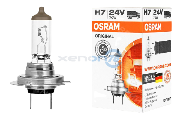 Галогеновая лампа H7 OSRAM 24v  70w 64215 