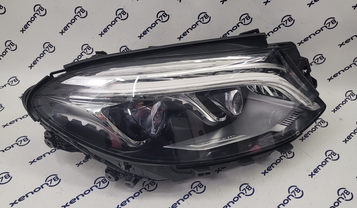 Фара Mercedes GLE x166 правая A1669064003 (чёрные окантовки, новое стекло)