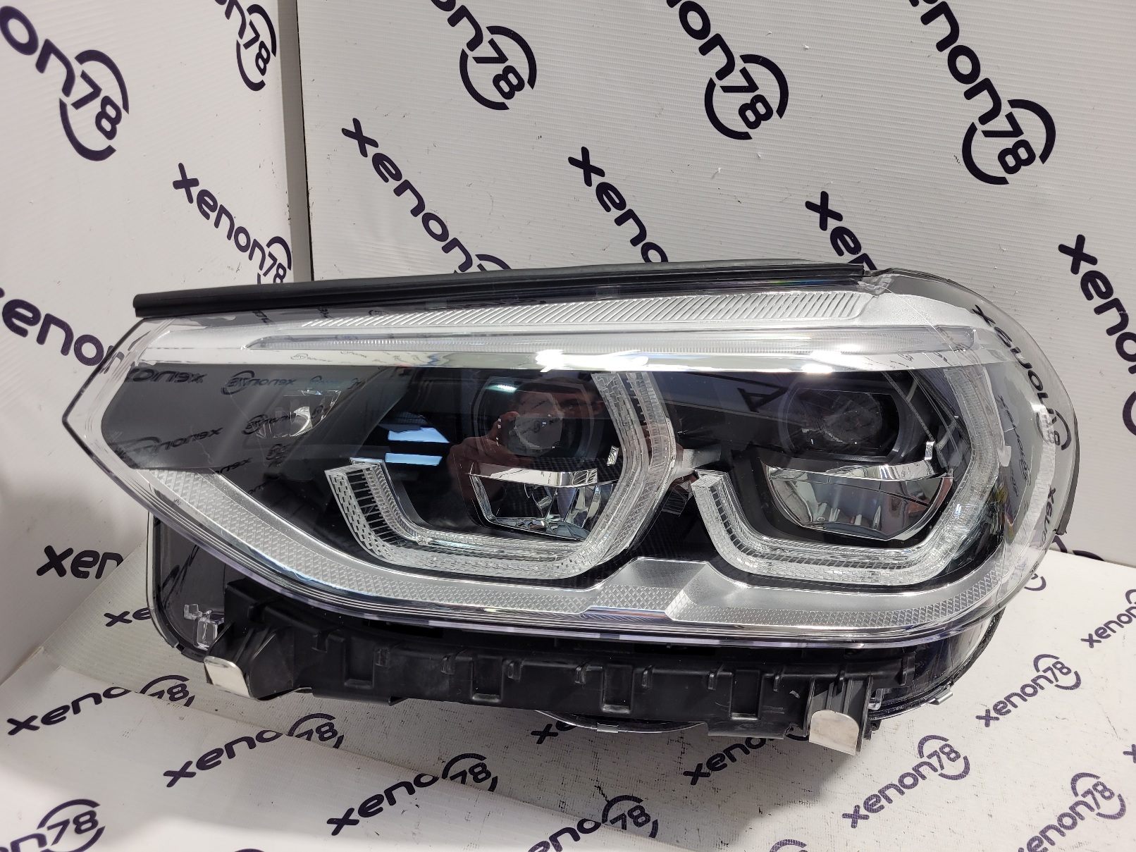 Фара BMW X4 G01 (17-21г.) левая 8739653-04 (63117466119 БУ(требует РК нижнего кр.) П1-