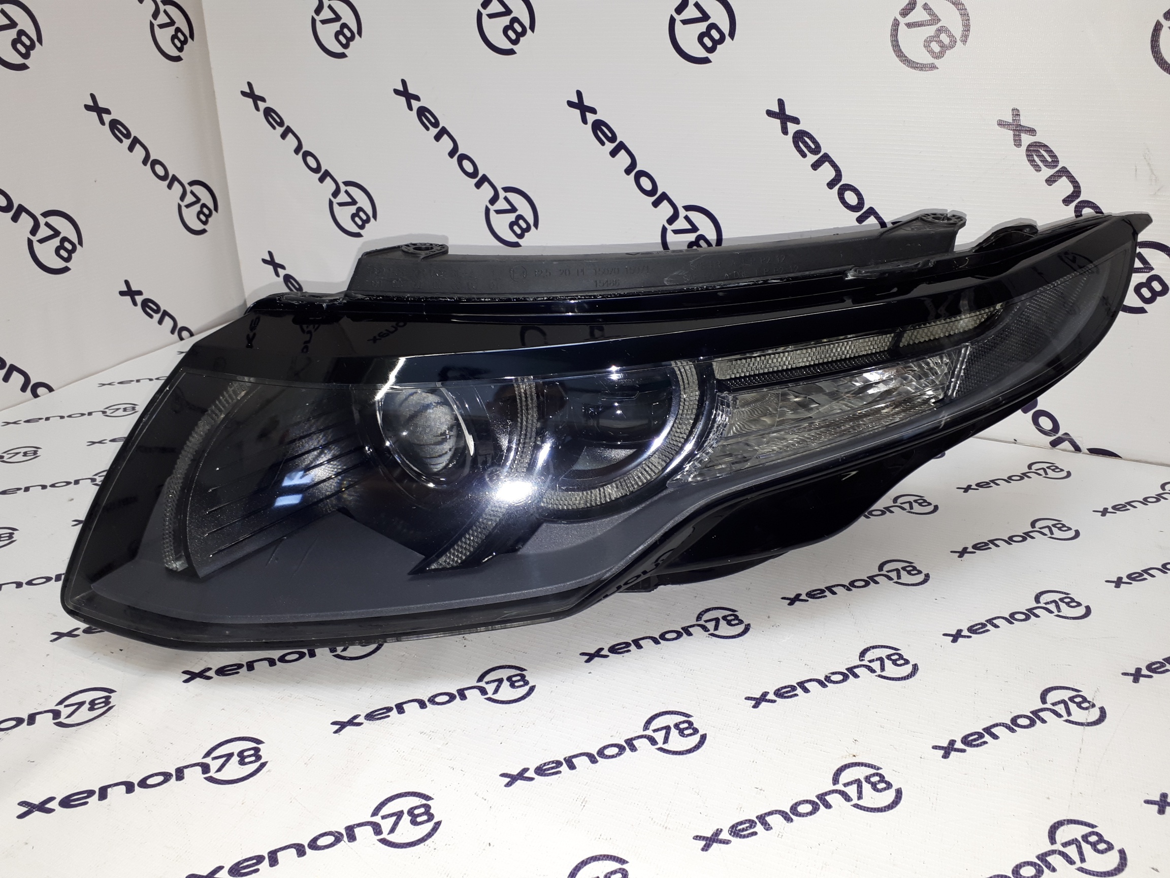 Фара Range Rover Evoque 15г.левая BLACK DJ3M-13W029-ED  БУ VPCCFX-13D155-DA П1-7-1