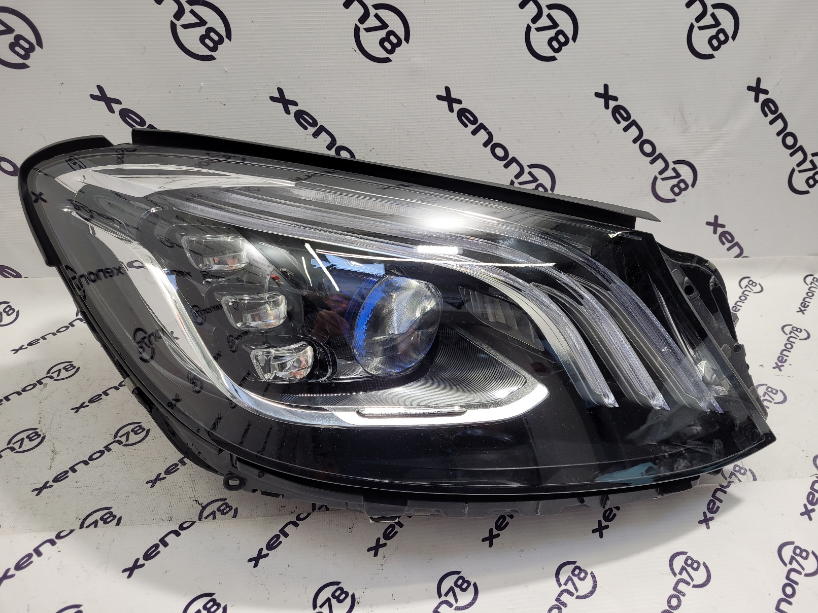 Фара Mercedes-Benz S-class W222 рест. правая A2229062005 MULTIBEAM LED бу 17г. Как новая!. ЛО