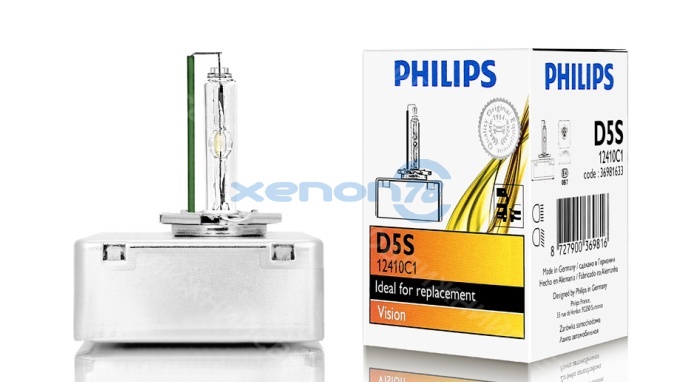 Лампа D5S PHILIPS 12V-25W-4400К(PK32d-2)12410C1