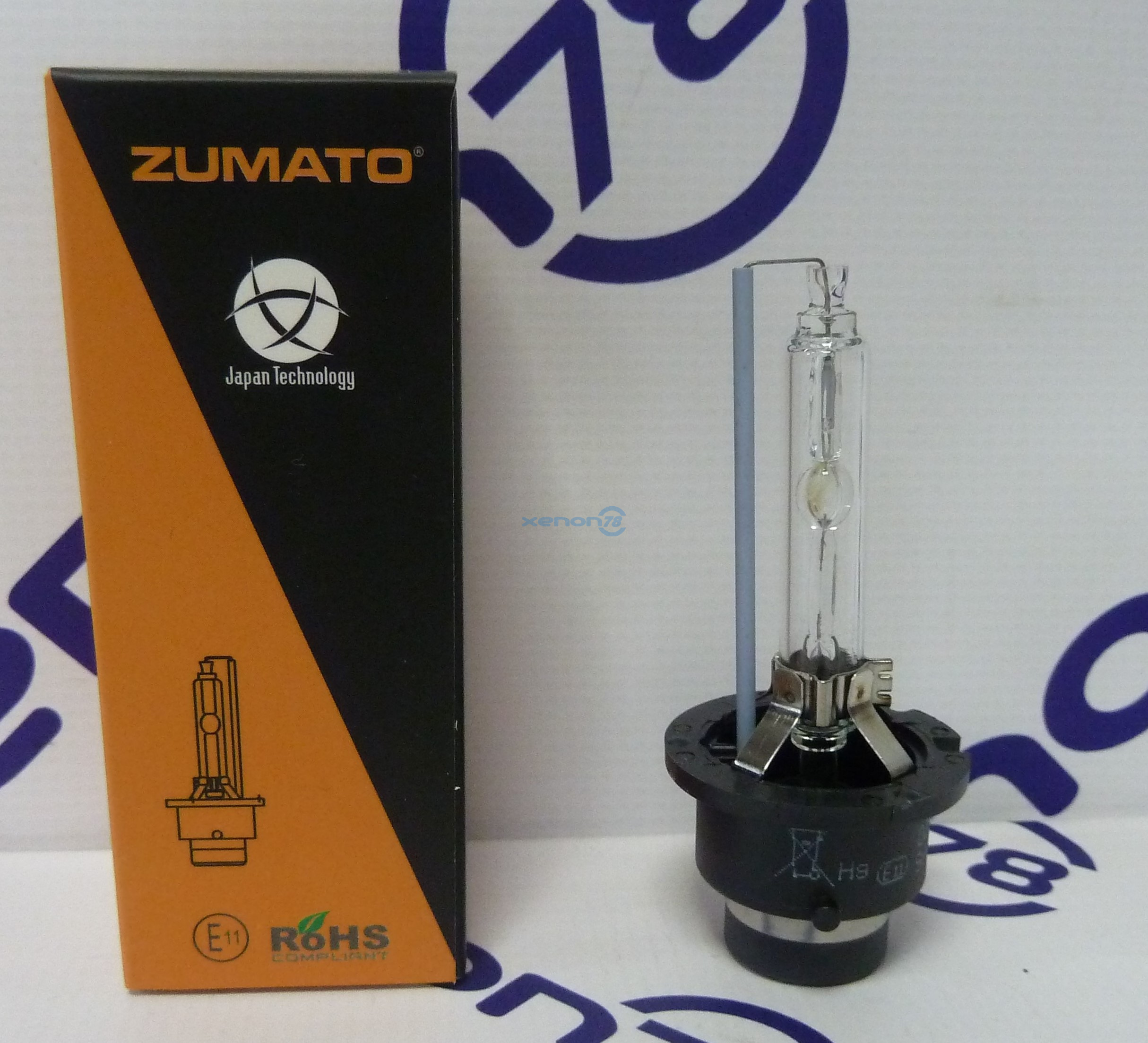 Лампа D2S ZUMATO 5000K (85122XV) +30% яркости, нейтральный белый свет