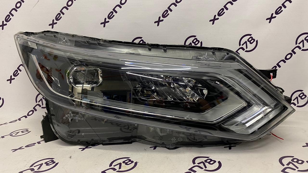 Фара Nissan Qashqai 2 рест. LED правая 26010HV05B б/у 19г.П1-11-1