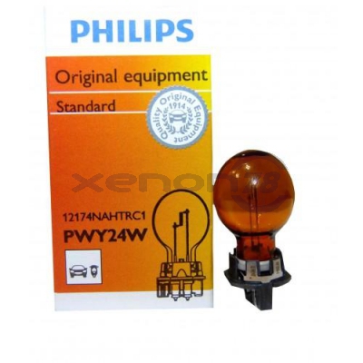 Лампа PWY24W PHILIPS 24W 12v  оранжевая для поворотника