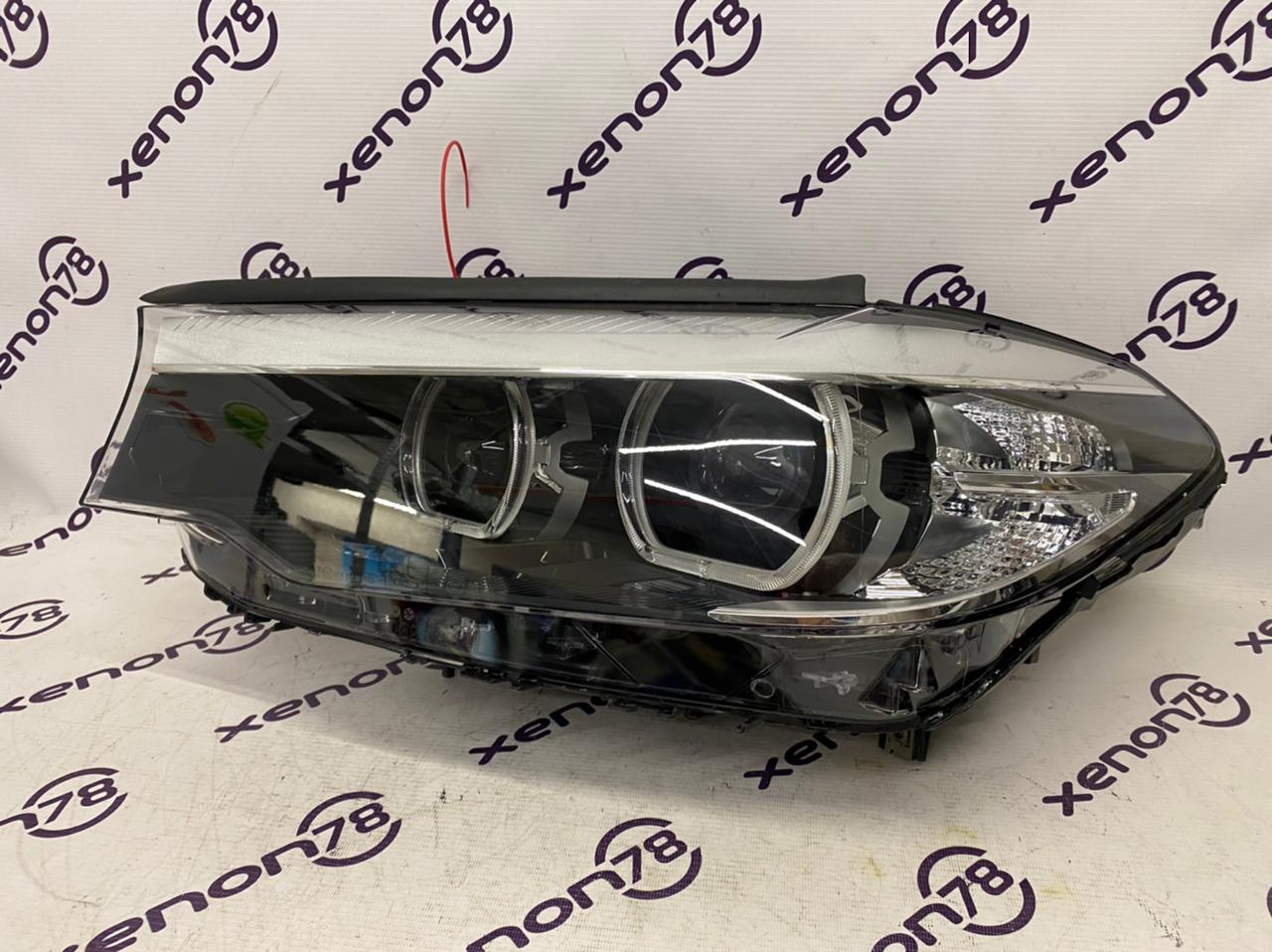 Фара BMW 5 G30 LED левая 7439183-04 БУ 17г ZKW Новое стекло. П1-8-5