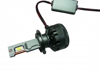 Светодиодная лампа H7 V45 (12v, 45W, с куллером, жидкостное охлаждение , внешний драйвер)