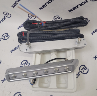Светодиодные фонари DRL 6HP(6x2W)накладные