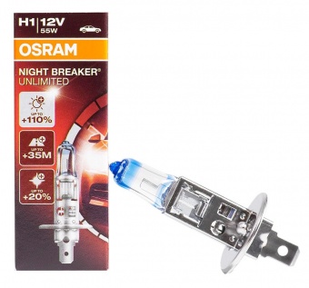 Галогеновая лампа H1 OSRAM NBR 1лампа(12v/55w) 64150 P14,5s