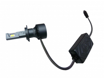 Светодиодная лампа P1 H7 (50W, 5500K, 9-32в, радиатор c кулером) Гарантия 6месяцев.