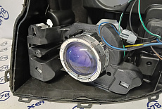 Замена линз Cadillac Escalade (2011 года) на Bi-LED 3.0" Klunger A3 MAX 