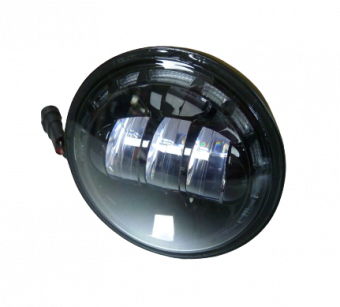 Фара-Круглая 4,5" LED 30W+4W, 2900LM,12-24v(114х64) 