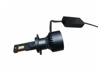 Светодиодная лампа P1 H7 (50W, 5500K, 9-32в, радиатор c кулером) Гарантия 6месяцев.