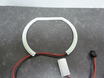 Полу-Кольцо SQ светодиодное LED-POWER 120мм с драйвером BMW F30, F35