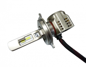 Светодиодная лампа Н4-24W 2200LM 9-33v(радиатор c кулером)