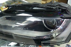 Замена галогеновой линзы на биксеноновую линзу 3.0" - Audi A5 (2007)