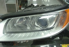 Замена штатных линз на светодиодные линзы 2.5" - Volvo XC70 AFS