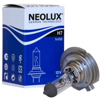 Галогеновая лампа H7 Neolux 55w 12v PX26D N499