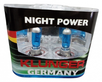 Галогеновая лампа H8 KLUNGER WhiteLight (12v/35w, PGJ19-1, 1шт. упаковка на 2лампы)