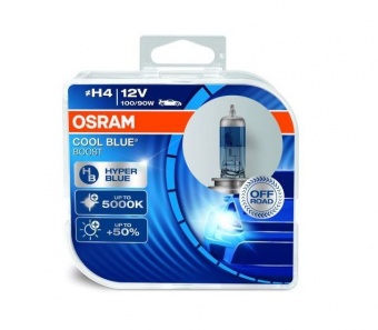Галогеновая лампа H4 OSRAM Cool BlueН(12v-90/100w) 64193  P43t
