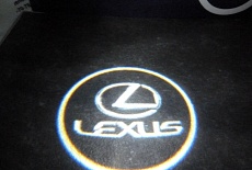 Светодиодные подсветки дверей с логотипами
