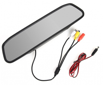 видеомонитор в зеркале (зеркало с монитором 5" 800х480, PAL/NTSC. 12/24v)