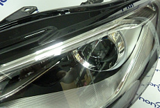 Замена штатных линз на светодиодные линзы (модули) 3.0" Klunger i6 - Audi А6 С7 2015 года рест.