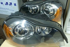 Установка светодиодных линз 3.0" Eneg A3 max в рефлекторные фары Volvo XC90